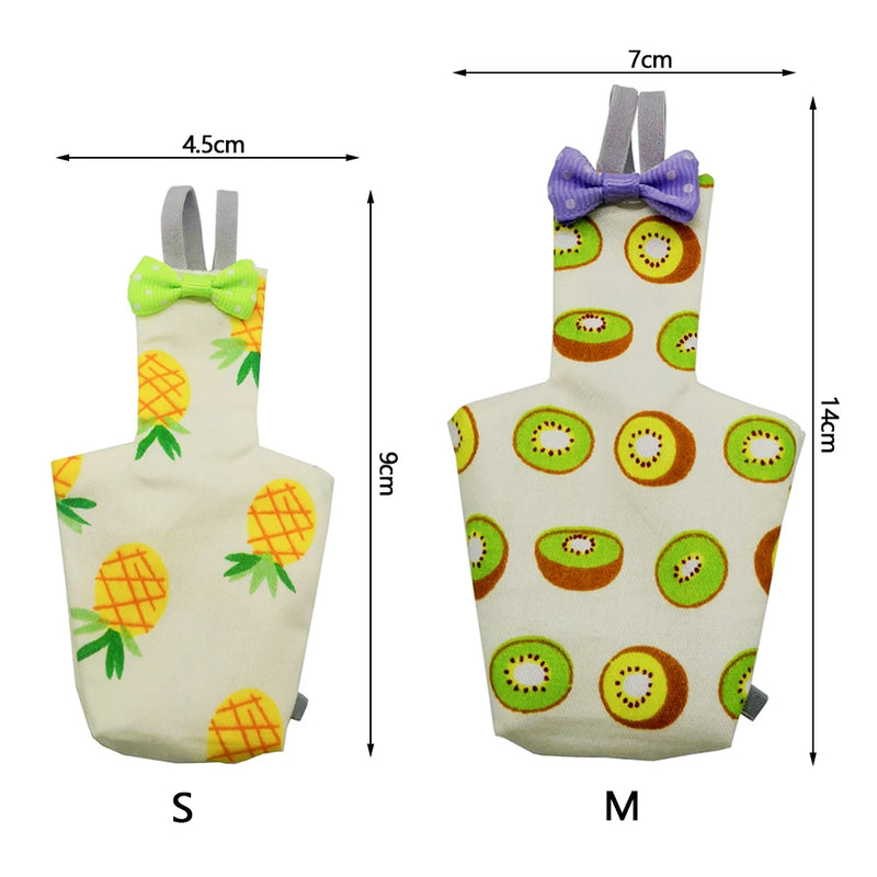 Parrot Diaper Flight Suit with Bowtie