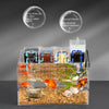 Three-in-One External Aquarium Filter with Oxygenation and Bio-Filtration