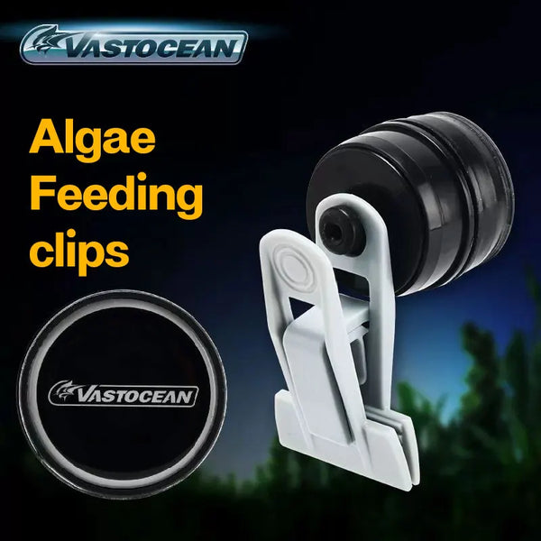 Vastocean Magnetic Seaweed Feeding Clip for Aquariums