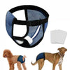 Reusable Washable Dog Diapers with Absorbent Pads for Female Dogs in Heat