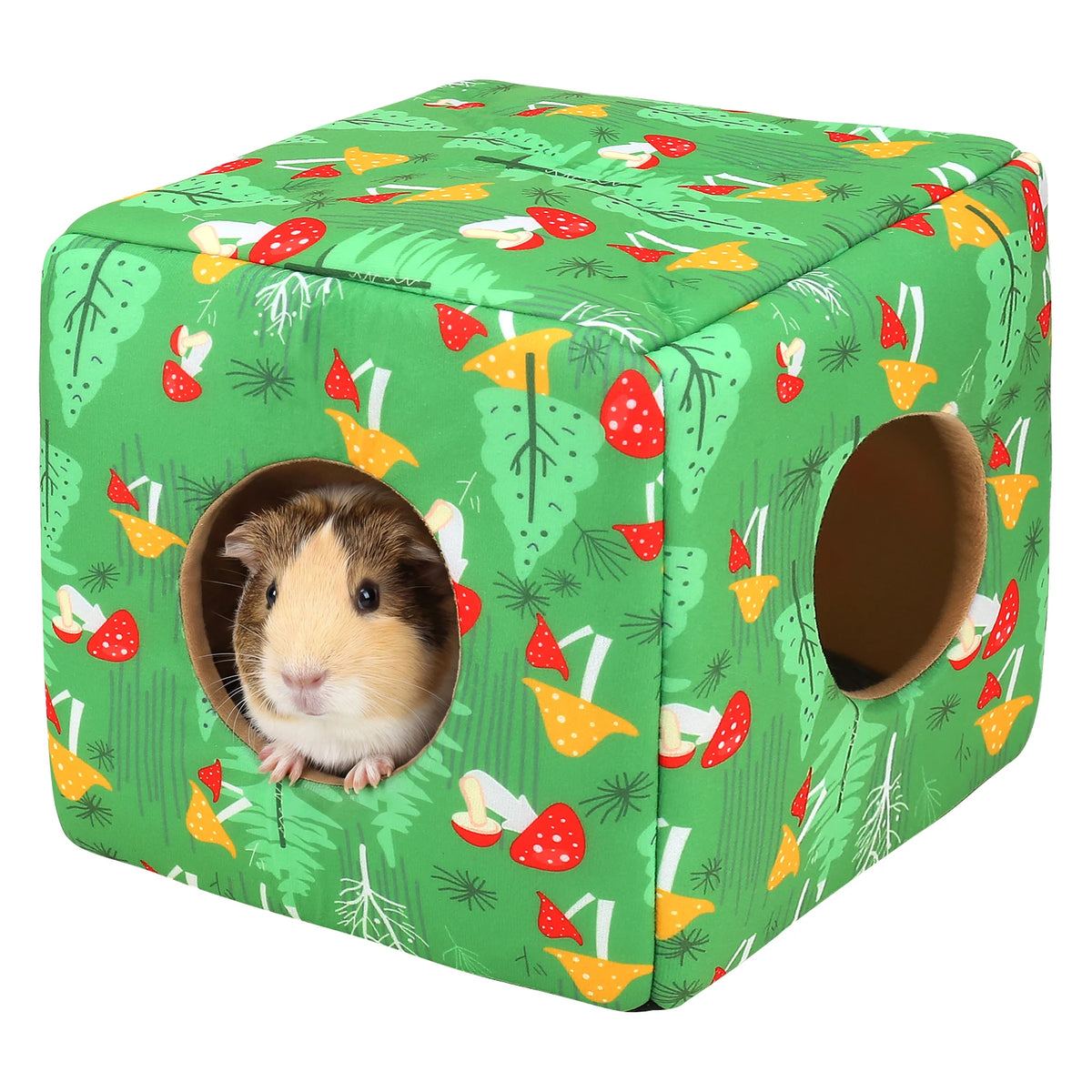 Cozy Fleece Hideout Bed for Small Pets
