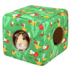 Cozy Fleece Hideout Bed for Small Pets