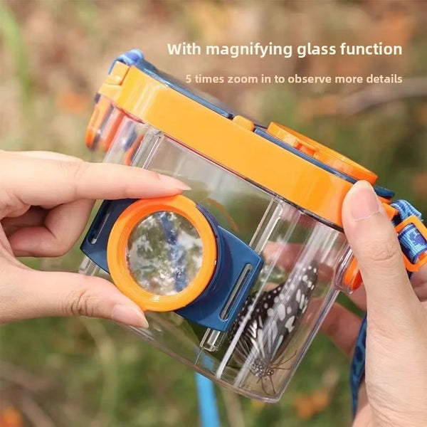 Insect Observation Box Kit with Magnifier for Outdoor Study