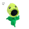 A bright green plush toy of a Gargantuar with large eyes and a green stalk.