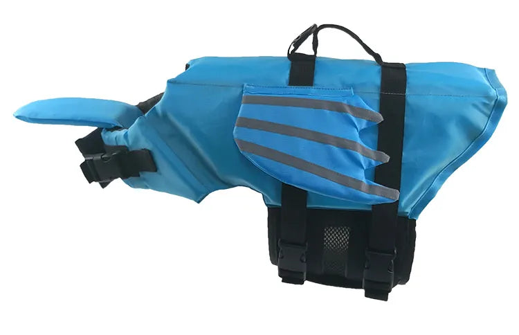 Adjustable Dog Life Jacket with Rescue Handle and High Buoyancy