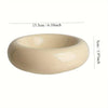 Ceramic Donut Cat Bowl with Anti-Slip Base