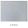 Gray silicone pet feeding mat with a non-slip pattern for pets