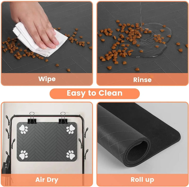 Tapis de Nourrissage Absorbant pour Animaux