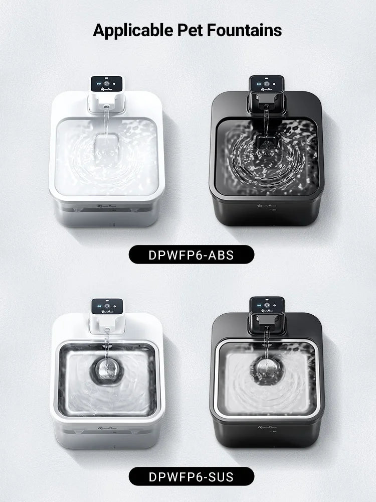 Replacement Activated Carbon Filters for Cat Water Fountain