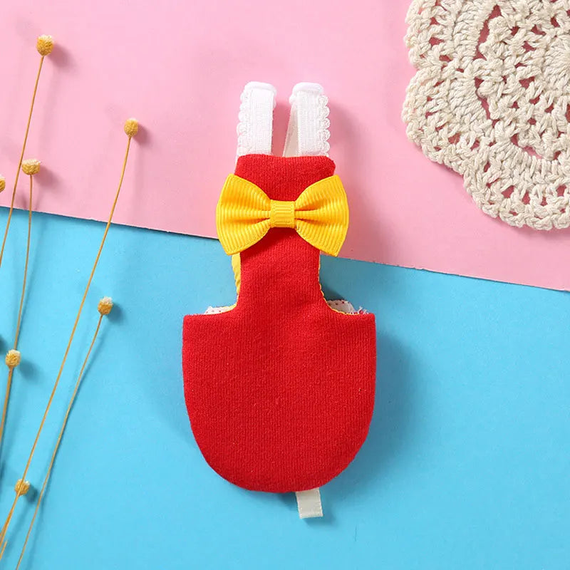 Couch-culotte pour perroquets avec nœud papillon