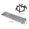 Black plastic prickle strips used as a pet deterrent for gardens and homes