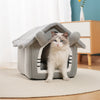 Tente-Lit de Chat et Chien Doux avec Coussin Amovible