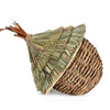 Handwoven Natural Grass Hanging Bird Nest for Small Birds