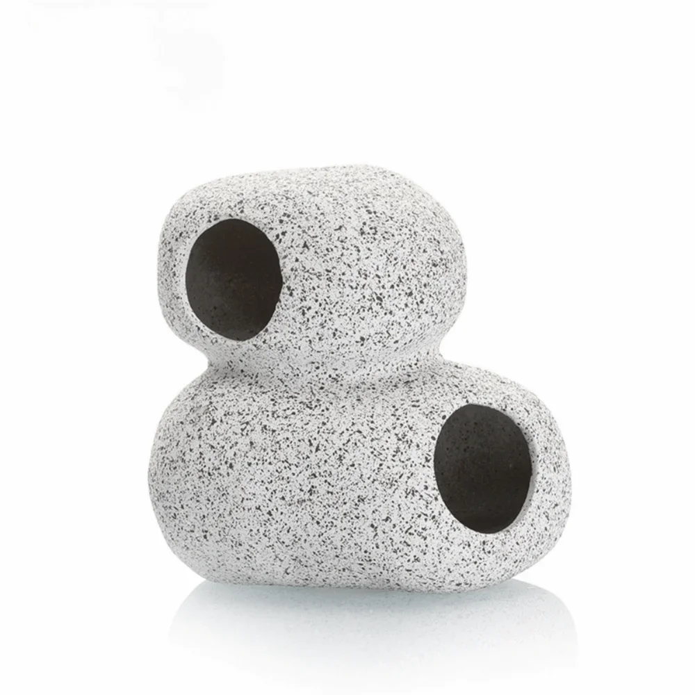 Purple Sand Aquarium Cave Hideaway with Natural Rock Finish
