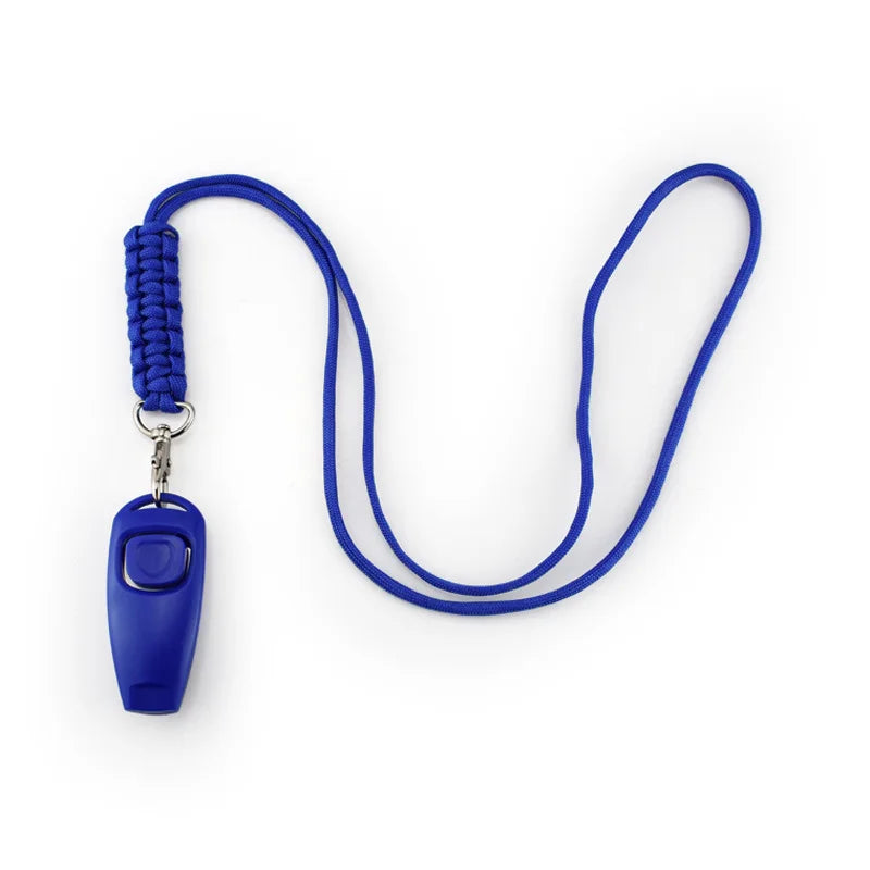 Zwei-in-Eins-Hundepfeife und Clicker für das Hundetraining
