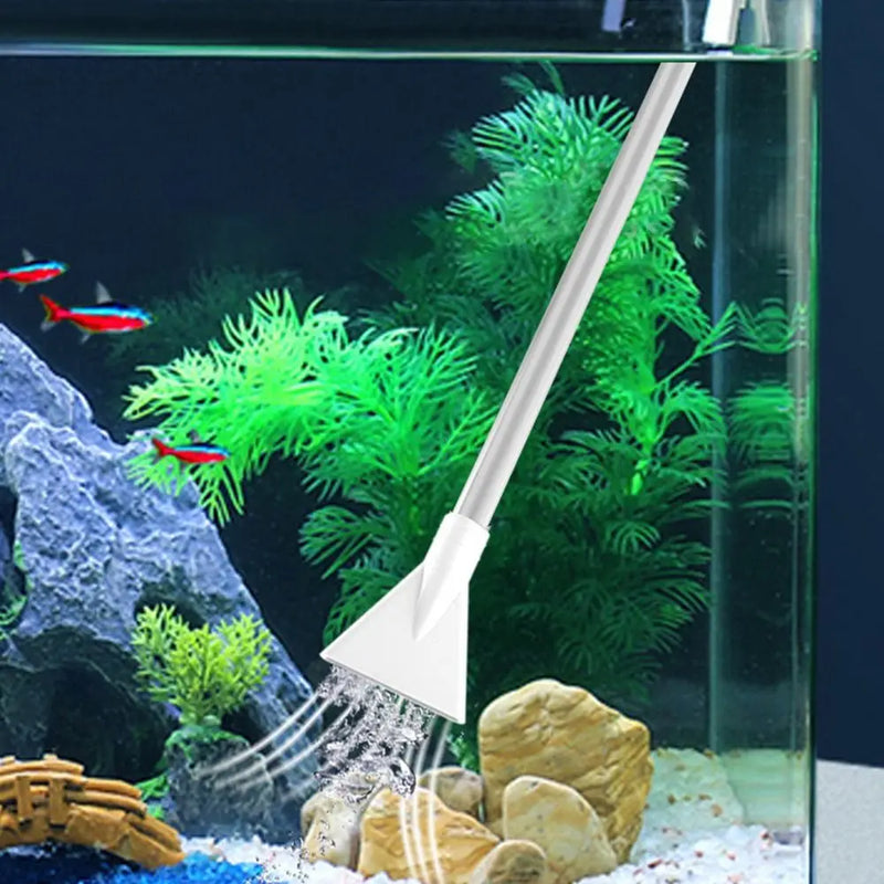 Pompe à siphon manuel pour changement d'eau d'aquarium