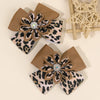 Leopard Bow Hair Clips for Girls - Set of 2