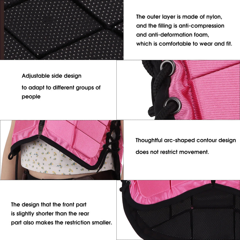 Chaleco de Seguridad Ecuestre para Niños - Rosa