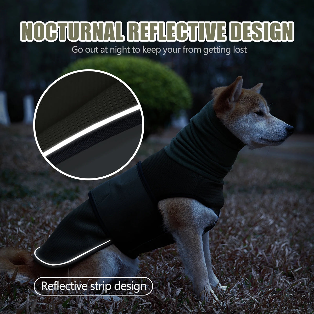 Dog Calming Vest with Neck Warmer