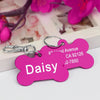 Personalized Bone-Shaped Pet ID Tag with Custom Engraving
