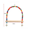Wooden Bird Swing Toy for Parrots