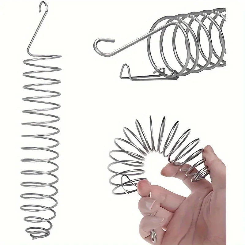 Stainless Steel Parrot Forager Feeder with Spiral Fruit Basket