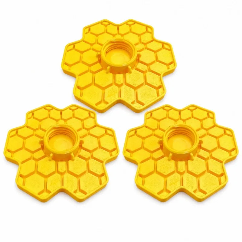 Honeycomb Bee Water Feeder with Perch for Garden and Patio