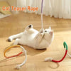 Interactive Cotton Rope Cat Teaser Toy, Bite-Resistant Play Wand