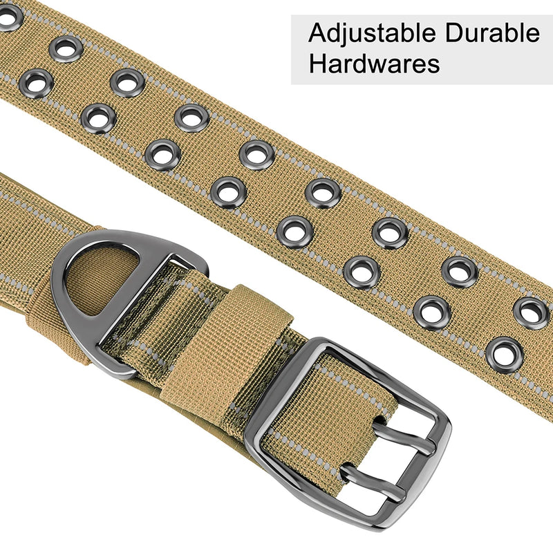 Taktisches Nylon-Hundehalsband mit Griff