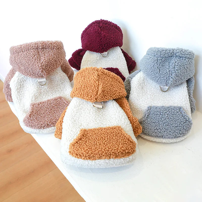 Suéter con Capucha de Lana Berber para Perro