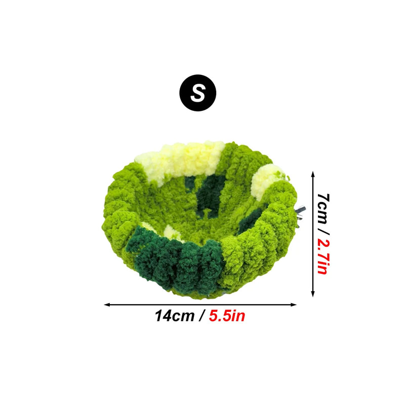 سرير عُش مخملي لببغاوات والطيور الصغيرة
