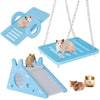 Natural Wood Chewing Toy Set for Small Pets