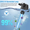 Filtre Submersible 5-en-1 pour Aquarium avec Stérilisateur UV