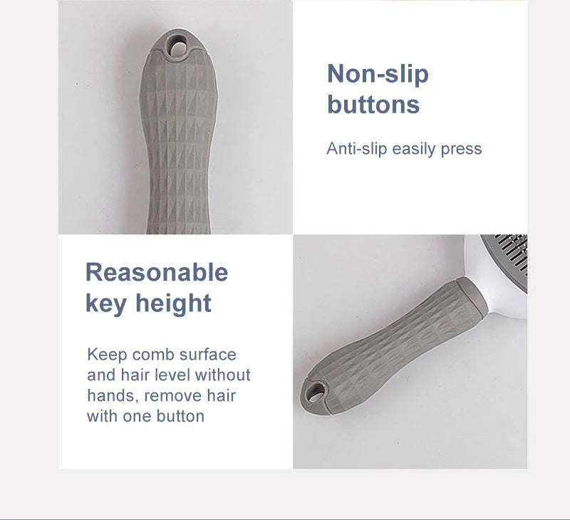 Self-Cleaning Pet Grooming Brush