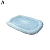 Light blue ice silk cooling pet bed for dogs and cats