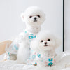 Princess Mesh Dog Dress with Bow Lace Trim