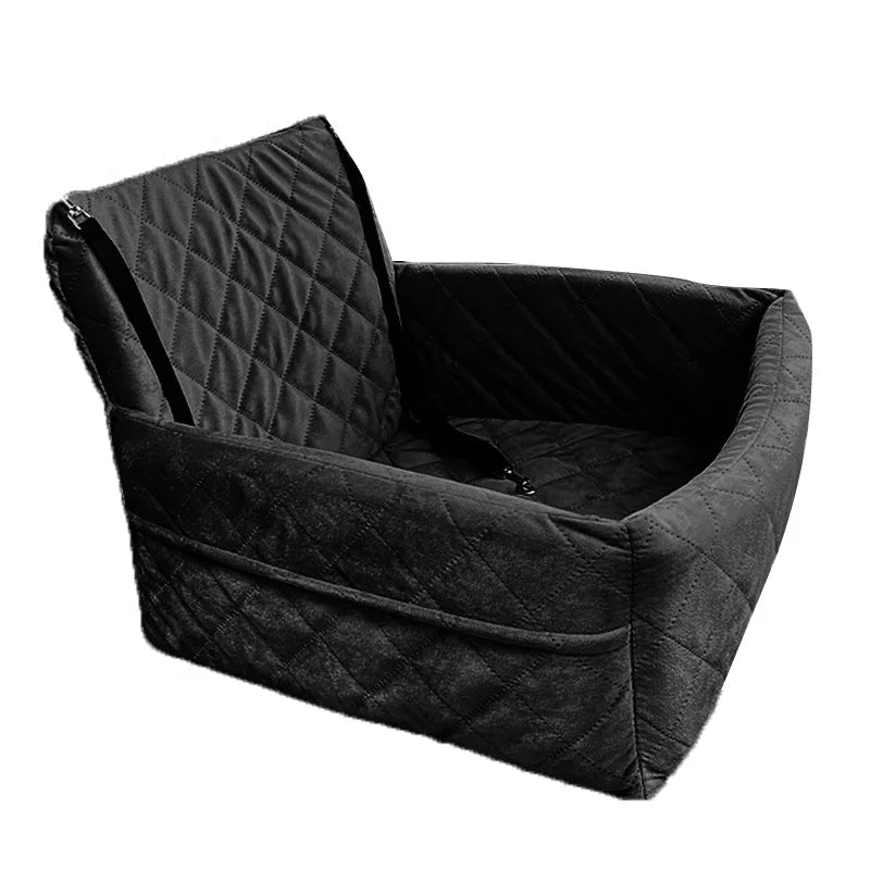 Washable Dog Car Seat with Removable Orthopedic Cushion