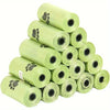 Leak-Proof Dog Waste Bags with Paw Print Design (5 Rolls)
