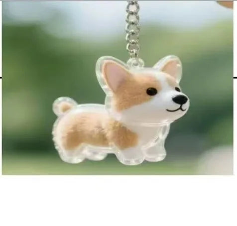 Pet Memorial Fur Keepsake Keychain Pendant