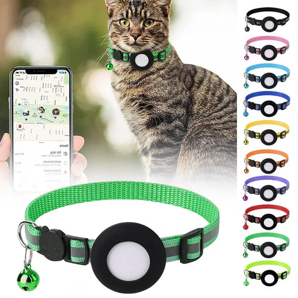 Reflektierendes AirTag-Hundehalsband