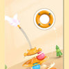 Interactive Cat Turntable Toy with Feather Wand and Rolling Ball