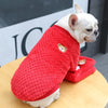 Cozy Fleece Dog Sweater for Small and Medium Breeds