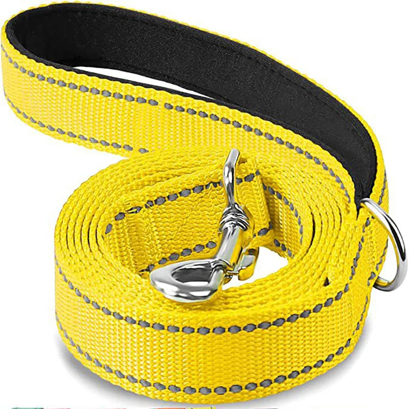 Reflective Dog Harness Collar and Leash Set (1.2-1.8m)