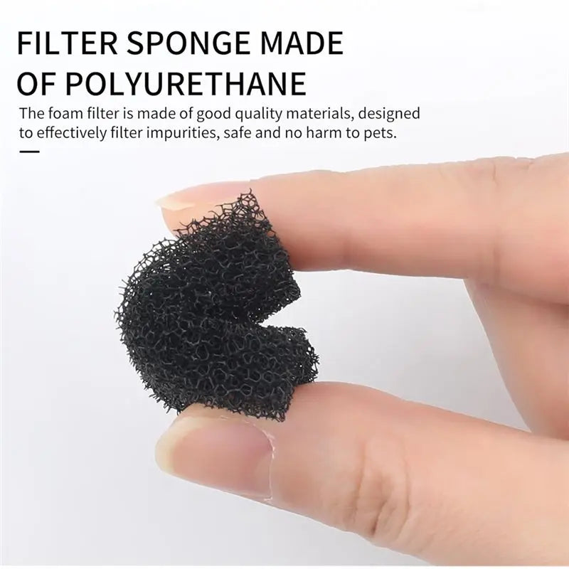 Replacement Foam Filters for Pet Water Fountains (30-Pack)