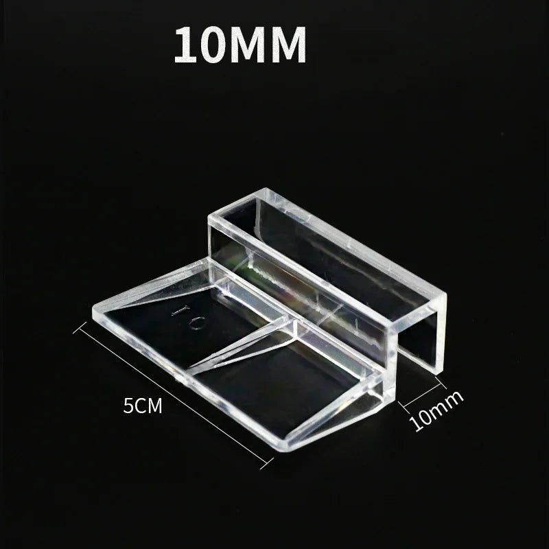 4Pcs Acrylic Fish Tank Lid Clip Bracket Set 6-12mm