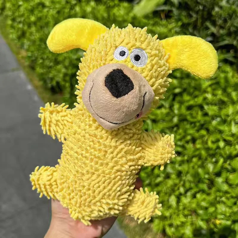 Soft Plush Squeaky Dog Toy for Teething Puppies and Small Dogs