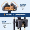 72-Inch Multi-Level Cat Tree with Scratching Posts, Condos & Hammock