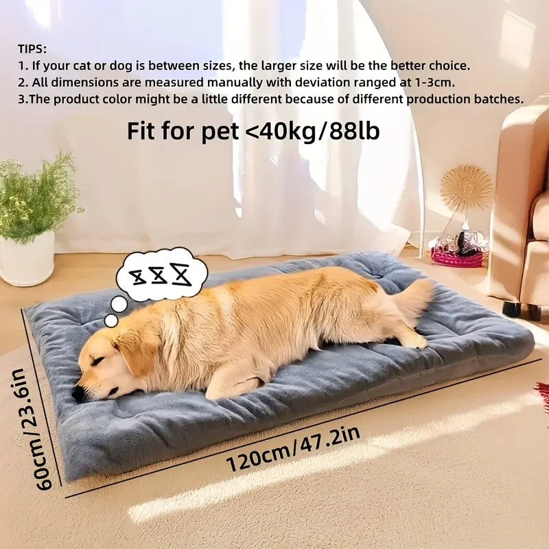 Plush Dog Bed Sofa with Thickened Cushion