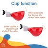 Automatic Chicken Waterer Cups - 4 Pack