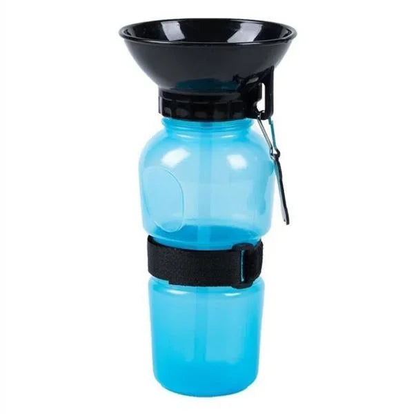 Botella de Agua Portátil para Mascotas con Tazón Desmontable
